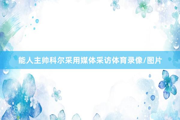 能人主帅科尔采用媒体采访体育录像/图片