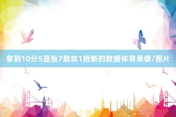 拿到10分5篮板7助攻1抢断的数据体育录像/图片