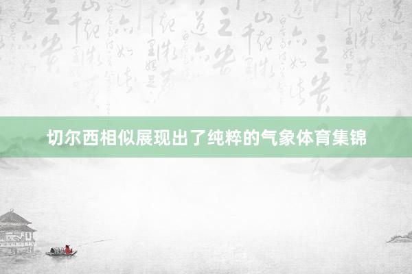 切尔西相似展现出了纯粹的气象体育集锦