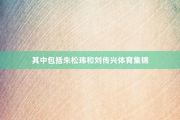 其中包括朱松玮和刘传兴体育集锦