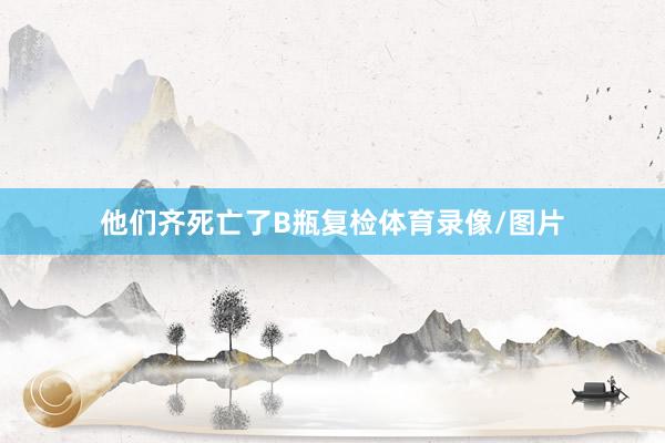 他们齐死亡了B瓶复检体育录像/图片