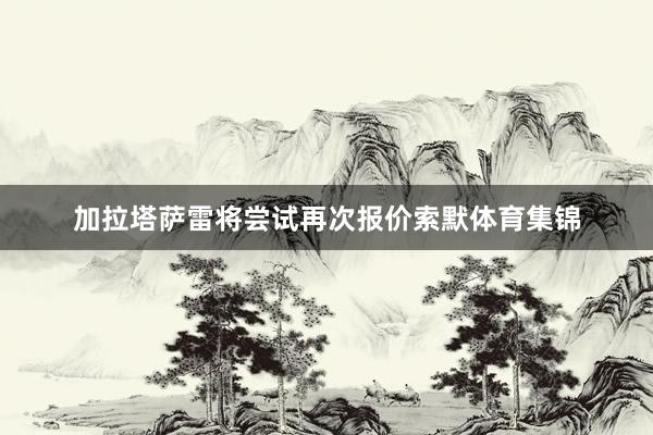 加拉塔萨雷将尝试再次报价索默体育集锦