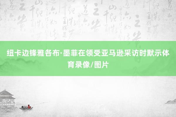纽卡边锋雅各布·墨菲在领受亚马逊采访时默示体育录像/图片