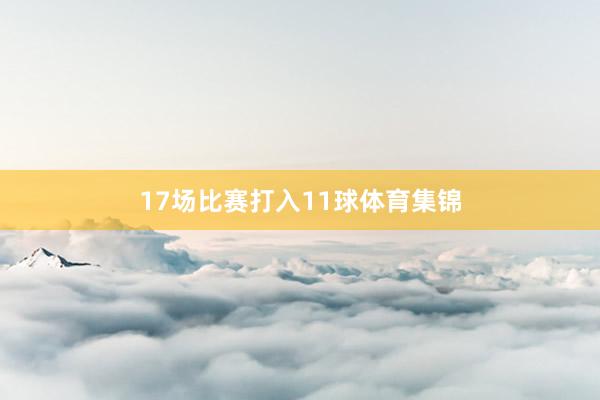 17场比赛打入11球体育集锦