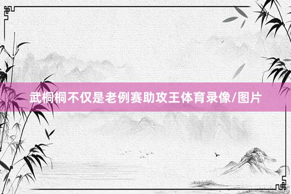 武桐桐不仅是老例赛助攻王体育录像/图片