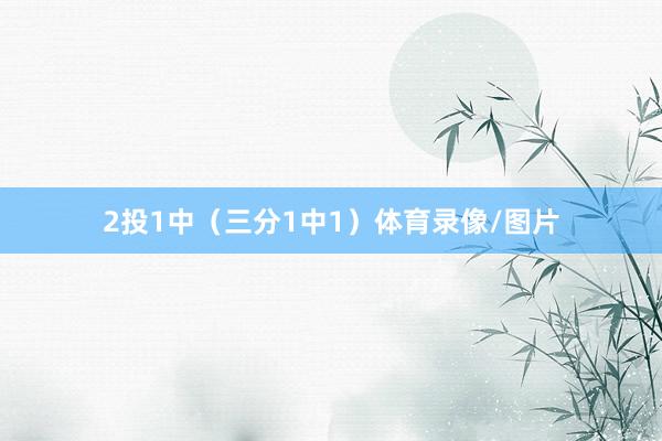 2投1中（三分1中1）体育录像/图片